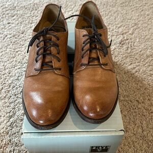 Frye “Carson” Oxford booties.